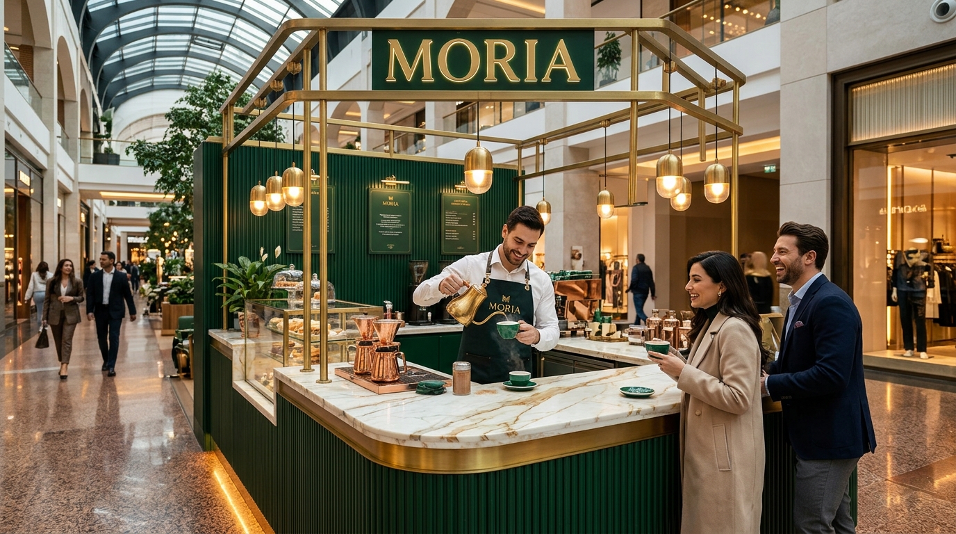 Moria Franchise Kiosk ve Kafe Konsepti